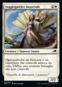 MTG Magic NEO Kamigawa Neon Dynasty - 1x ITA NM 019 C Soggiogatrice Imperiale - Image 1