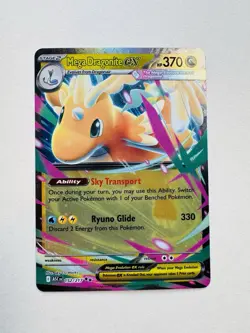 Pokemon Ascended Heros Mega Dragonite EX Trading Card 152/217 - Image 1