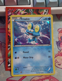 Froakie XY03 XY Holo Promo Pokemon Card Greninja Line Heavily Played - Image 1