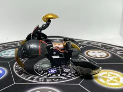 Bakugan BakuTech Darkus Borg Mashisas Metal Cross & Card MG Japan Import Rare - Image 2
