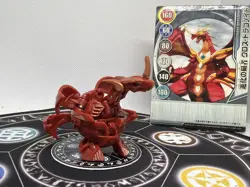 Bakugan Pyrus Cross Dragonoid MG Spin & Card Japan Import Very Rare - Image 1