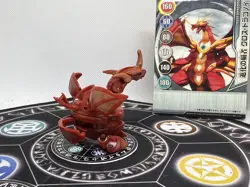 Bakugan Pyrus Cross Dragonoid MG Spin & Card Japan Import Very Rare - Image 2