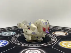 Bakugan Battle Brawlers Darkus Myriad Hades Silver BakuFrost & Card Rare - Image 1