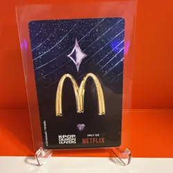 McDonald's Kpop Demon Hunter Card Rumi & Jinu Hands Holo Ultra Rare & Top Loader - Image 3