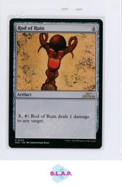 ROD OF RUIN WIZARDS OF THE COAST MTG U 0265 30TH ANN. EDITION EN - Image 1