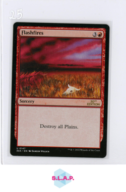 FLASHFIRES WIZARDS OF THE COAST MTG U 0147 30TH ANN. EDITION EN - Image 1