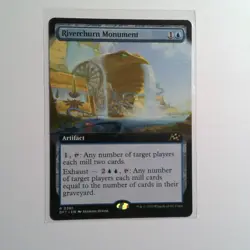 Riverchurn Monument (Extended Art) #381 (NM) Aetherdrift DFT Magic MTG - Image 1