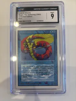 Mtg Unlimited Lord of Atlantis - CGC 9 Mint - 1993 Rare - Image 1