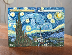 Command Tower and Sol Ring MTG Alter Art EDH Commander Magic The Gathering - Image 1