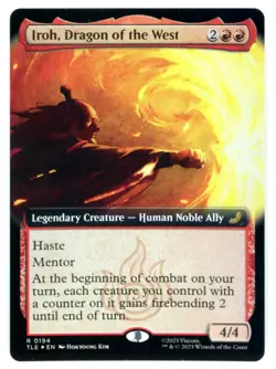 MtG TLE Iroh, Dragon of the West #194 Extended Art FOIL - Image 1