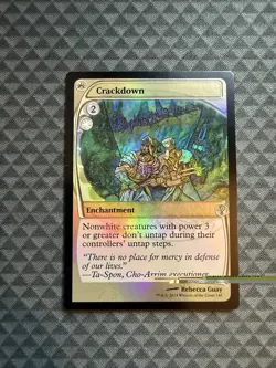 MTG Crackdown #146 Foil Future Sight Rare Mystery Booster 2 (MB2) - Image 1