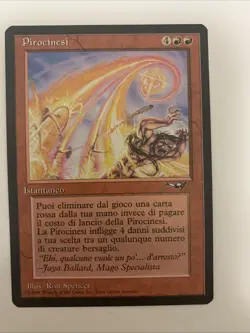 MTG LP Pirocinesi Italian Pyrokinesis Alliance Free Shipping & Tracking - Image 1
