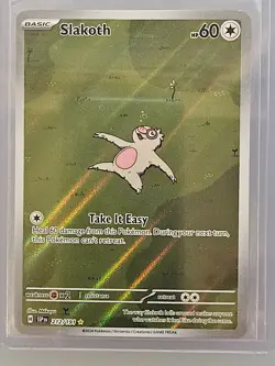 Slakoth 212/191 Sv08: Surging Sparks Holo Illustration Rare Pokemon Card NM - Image 1