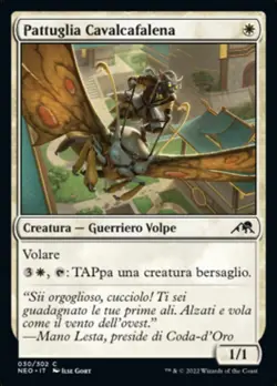 MTG Magic NEO Kamigawa Neon Dynasty - 1x ITA NM 030 C Pattuglia Cavalcafalena - Image 1