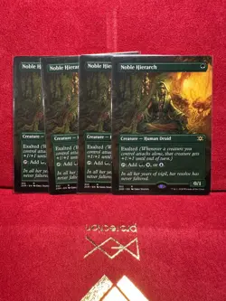 4x Borderless Noble Hierarch (NM) [2XM] Magic the Gathering MTG - Image 1