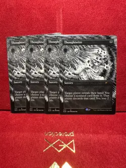 4x Borderless Thoughtseize (NM) [SLD] Magic the Gathering MTG Secret Lair - Image 1