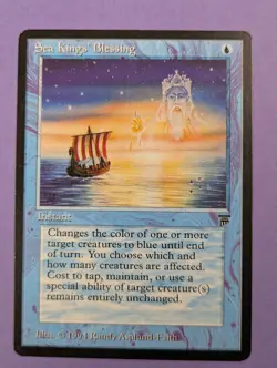 MTG Magic the Gathering: Legends: Sea Kings' Blessing Uncommon - NM - Image 1