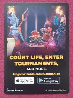 Magic The Gathering DOMINARIA UNITED SAPROLING token card MTG - Image 2