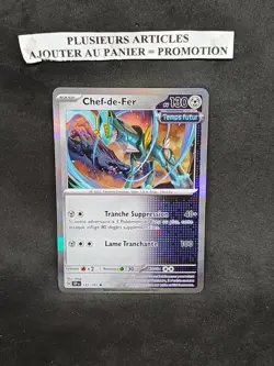 (U1) Carte Pokemon CHEF-DE-FER 132/191 HOLO EV08 Etincelles Deferlantes SSP NEUF - Image 1