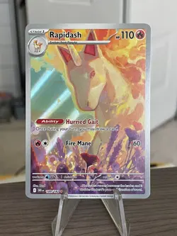 Pokemon Rapidash 189/182 Sv10: Destined Rivals Illustration Rare NM - Image 1