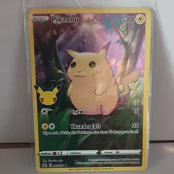 Pokemon Pikachu 005/025 Celebrations Holo Rare 60 HP Thunder Jolt Gnaw - Image 1