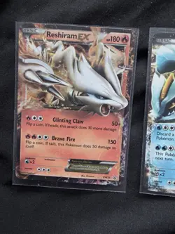 Pokemon TCG Set of 3 Holo Reshiram Kyurem Zekrom BW36 BW37 BW38 Black Star Promo - Image 3