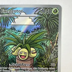 Pokemon Exeggutor 135/132 Me01: Mega Evolution Illustration Rare Holo EN 140 HP - Image 4