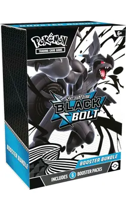 Pokemon TCG Scarlet & Violet 10.5 Black Bolt Booster Bundle Set - Image 1
