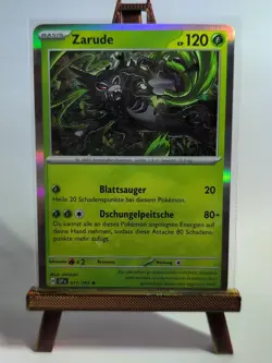Pokemon Karten 🌟Sturmische Funken SSP 🌟Zarude 011/ 191 🇩🇪 Holo 🌐 - Image 1