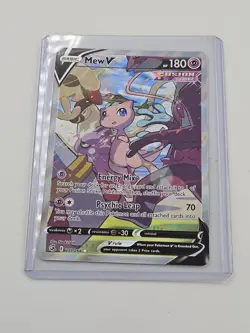2021 POKEMON FUSION STRIKE 251/264 MEW V ALTERNATE FULL ART MINT - Image 1