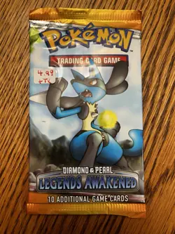 x1 Pokemon 2008 Diamond and Pearl Legends Awakened Booster Pack Heavy Weight - Image 2