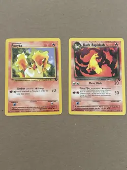 Ponyta Dark Rapidash Pokemon TCG Team Rocket 64/82 & 44/82 - Image 1