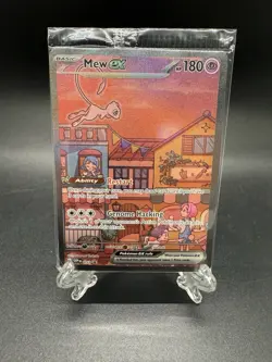 Mew ex SVP 053 Pokemon TCG Scarlet Violet 151 Black Star Promo Full Art SEALED - Image 1