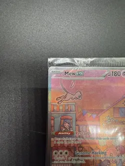 Mew ex SVP 053 Pokemon TCG Scarlet Violet 151 Black Star Promo Full Art SEALED - Image 3