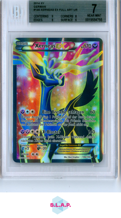 XERNEAS EX FULL ART UR 2014 POKEMON XY GERMAN 146 BGS 7 - Image 1
