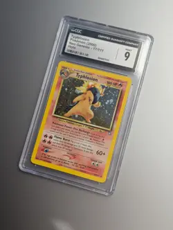 Pokemon Typhlosion #17 Neo Genesis Unlimited Holo CGC 9 Mint - Image 1