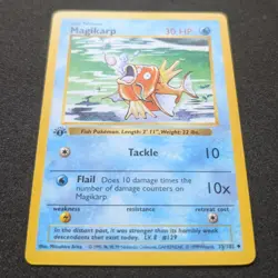 Magikarp 35/102 1st Edition Shadowless Pokemon 1999 Base Set WOTC Vintage NM - Image 4