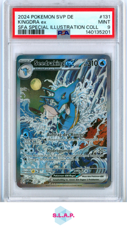 KINGDRA EX SFA SPECI4L ILL COLL POKEMON GER SVP SV BLCK STR PRM 2024 131 PSA 9 - Image 1