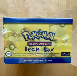 1999 Pokemon Ultra Pro Deck Box Display Factory Sealed Pikachu & MewTwo - Image 2