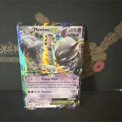 Pokemon TCG Mewtwo-EX Breakthrough Ultra Rare Full Art Holo 61/162 English - Image 1