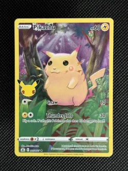 Pikachu 005/025 Holo Rare Celebrations Pokemon Near Mint - Image 1
