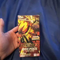 One Piece TCG | PRB-02 The Best Japanese | Booster Box seal is cut all packs in - Image 1
