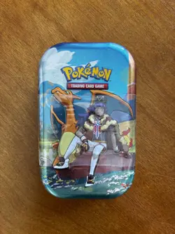 Pokemon TCG Crown Zenith Mini Tin Sealed New Leon & Charizard - Image 1