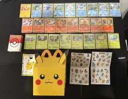Pokemon 25th Anniversary McDonalds Promo Complete Set Non-Holo 25 cards + Extra - Image 1