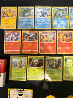 Pokemon 25th Anniversary McDonalds Promo Complete Set Non-Holo 25 cards + Extra - Image 2