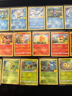 Pokemon 25th Anniversary McDonalds Promo Complete Set Non-Holo 25 cards + Extra - Image 3