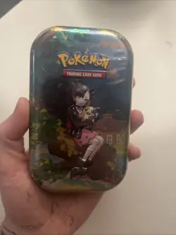 Pokemon TCG Crown Zenith Mini Tin Bede&Hatenna New Sealed 2 Booster Packs & More - Image 3