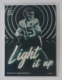 Panini 2022 Donruss Optic Light It Up Patrick Mahomes II #LU-2 Chiefs NFL - Image 1