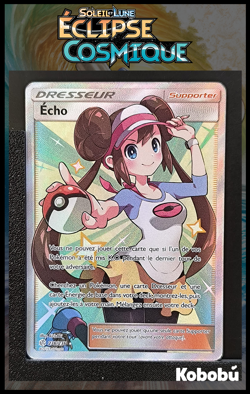 Carte Pokemon Echo 236/236 Full Art SL12 Eclipse Cosmique Soleil & Lune - Image 1