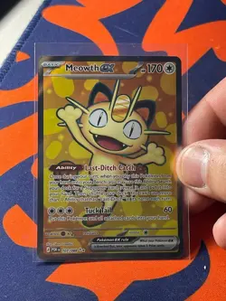 Meowth Ex 107/88 ULTRA RARE Perfect Order Pokemon Near Mint - Image 1